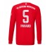 Cheap Bayern Munich Benjamin Pavard #5 Home Football Shirt 2022-23 Long Sleeve